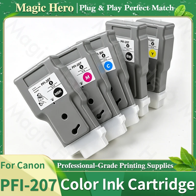 PFI-207 PFI207 PFI 207 Pigment Dye Ink Cartridge Compatible For Canon IPF680 IPF685 IPF780 IPF785 IPF680 IPF780 Printer