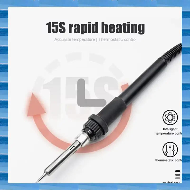 

AT53 8586D Soldering Station LCD Dual Digital Display Electric Soldering 2 In1 750W Hot Air Welding Rework Station EU Plug