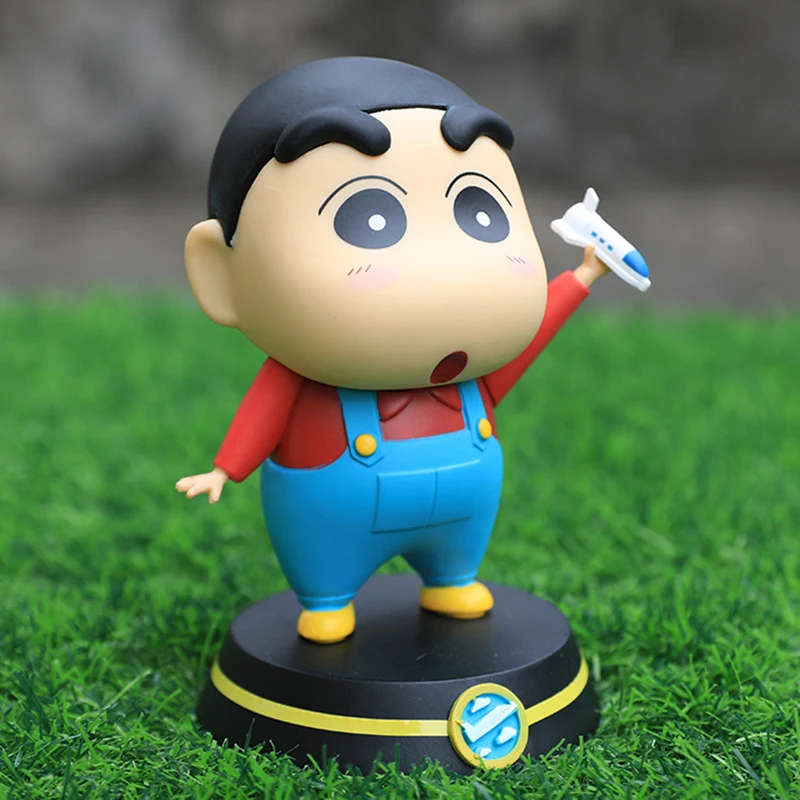 Crayon Shin-Chan Nohara Shiro figuras ของเล่นอนิเมะ Shin Chan ตุ๊กตาขยับแขนขาได้ GK รูปปั้นตุ๊กตา Kawaii คอลเลกชันของขวัญ