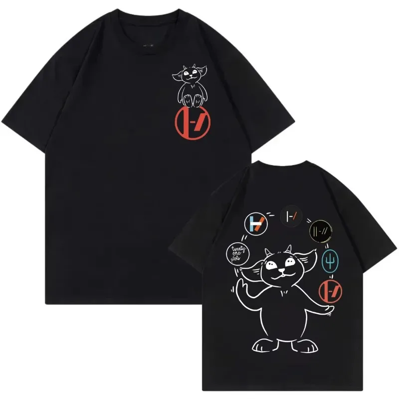 

Футболки Twenty One Pilots, модные рок-хип-хоп футболки с коротким рукавом, мужская и женская одежда, повседневная хлопковая уличная одежда, свободные футболки большого размера