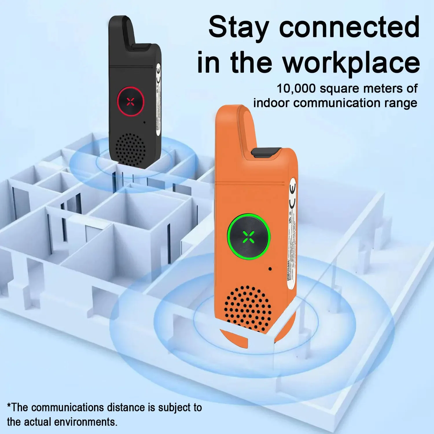 pack-double-talkie-walkie-a446mini-pmr446-446-mhz-sans-licence-radio-bidirectionnelle-professionnelle-chargement-usb-c-pour-communication-d'equipe-en-interieur