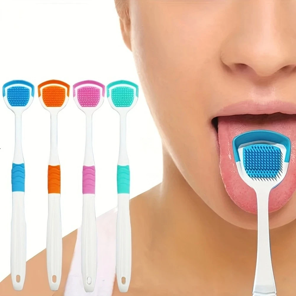 لينة سيليكون اللسان فرشاة اللسان طلاء مكشطة تنظيف فرشاة الأسنان الفم الطازجة التنفس كشط النظافة العناية بصحة الفم