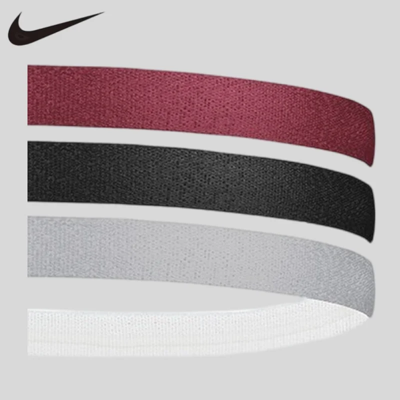 Nike Sports Headband, Basketball, Football, YMen's and Women's Sweat-absorbing Headband J0003599626OS (3 Packs)