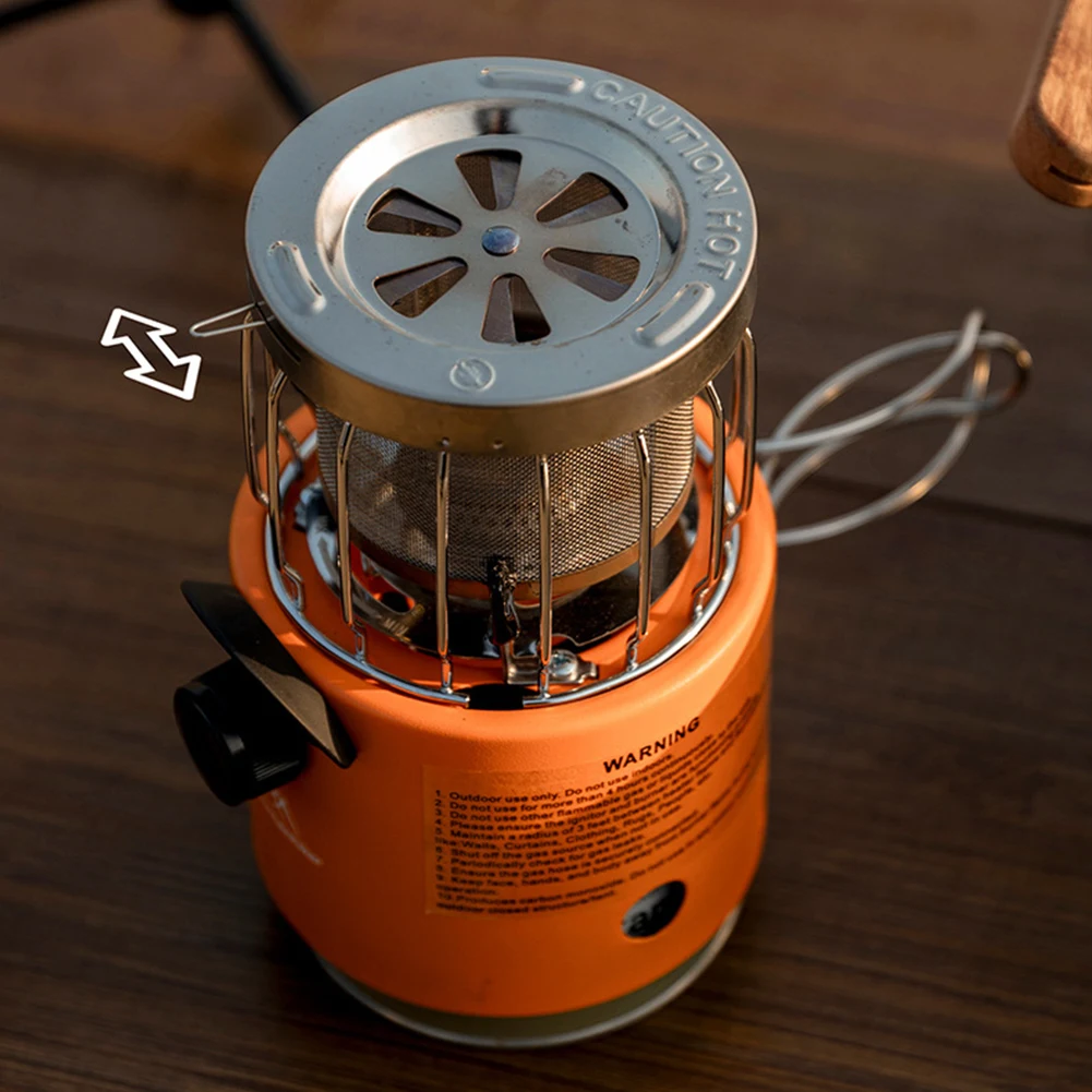 

2 In 1 Camping Stove Gas Heater Adjustable Outdoor Stove Hand Warmer Multifunctional Winter Camping Tent Heater for Travelling