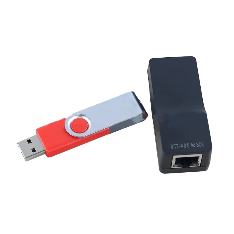 USB Adapter For FW 9.0 11.0 Systems With Ethernet Type C Cable Button