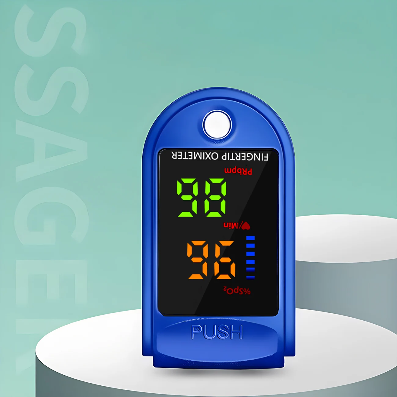 Fingertip Pulse Oximeter SPO2 Blood Oxygen Saturation Meter Heart Rate Monitor LCD Oximetro