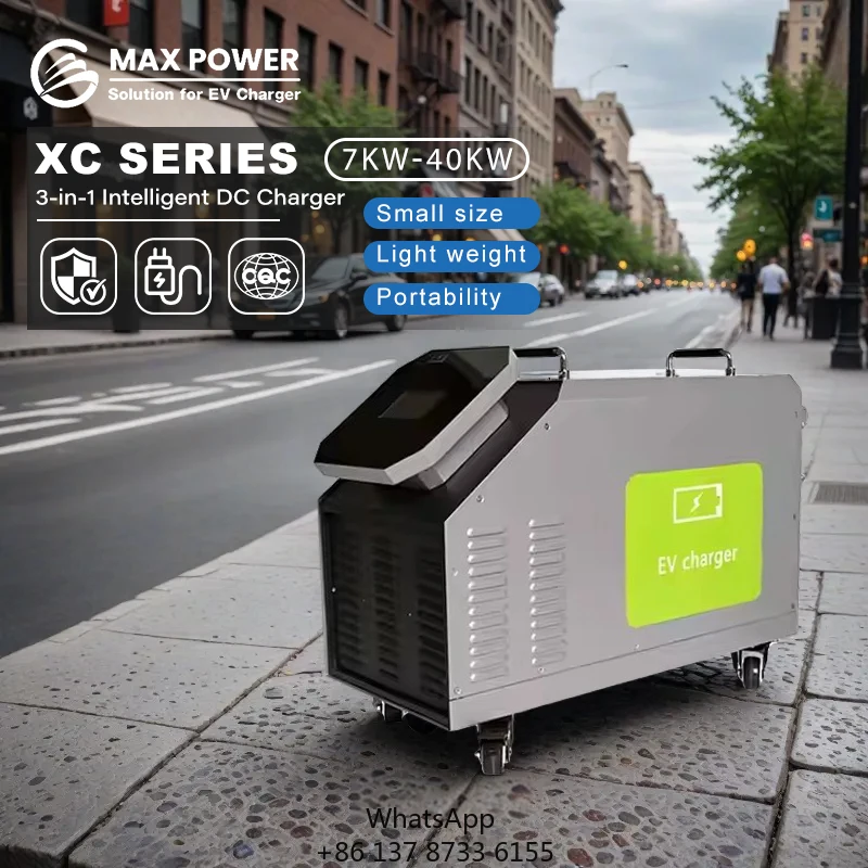 

Maxpower Residencial Home Use GBT 40kw Mobile Charging Station Portable DC EV Fast Charger