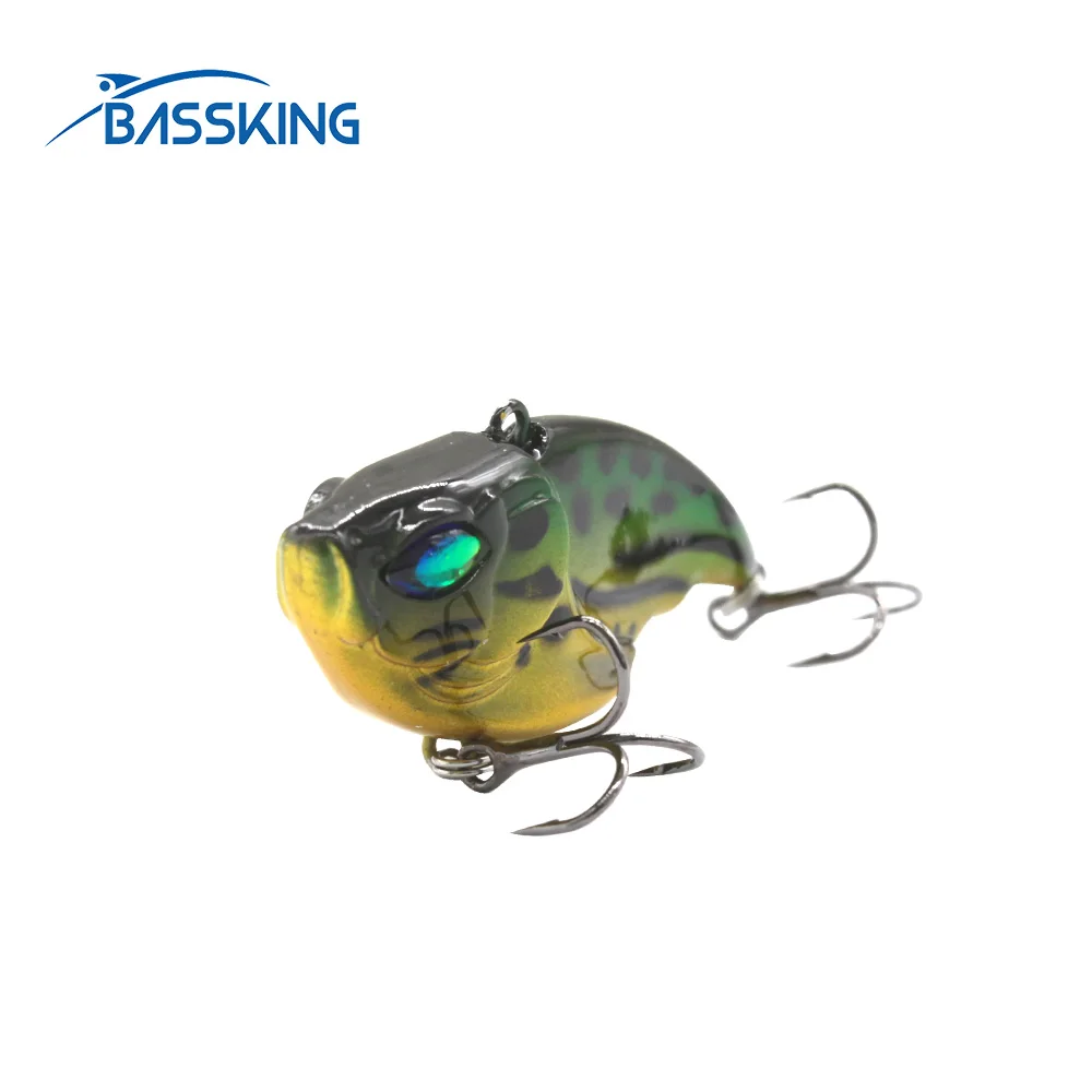 BASSKING Rattle VIB 10.5g 55mm Sinking Vibration Fishing Lure Artificial Hard Baits Lipless Crank Wobbler for Pike Bass Fishing