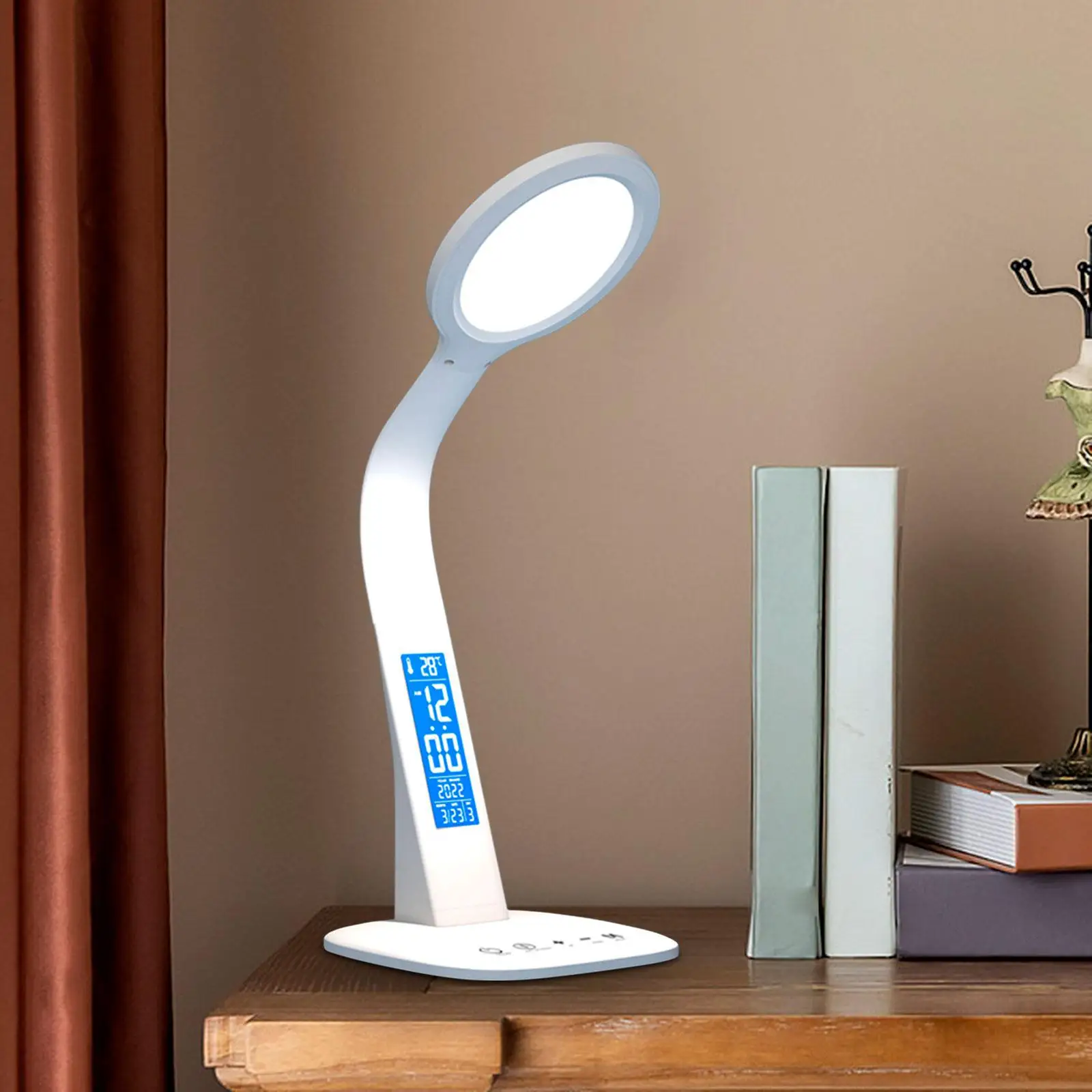 LED Desk Lamp Adjustable USB Charging 3 Color Modes Eye Protection Light Bedside Lamp for Desktop Studying Office Home Travel