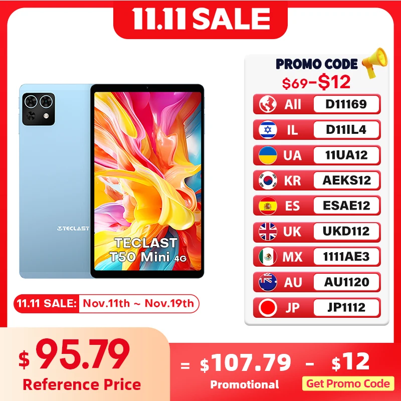 Мини-планшет Teclast T50 8