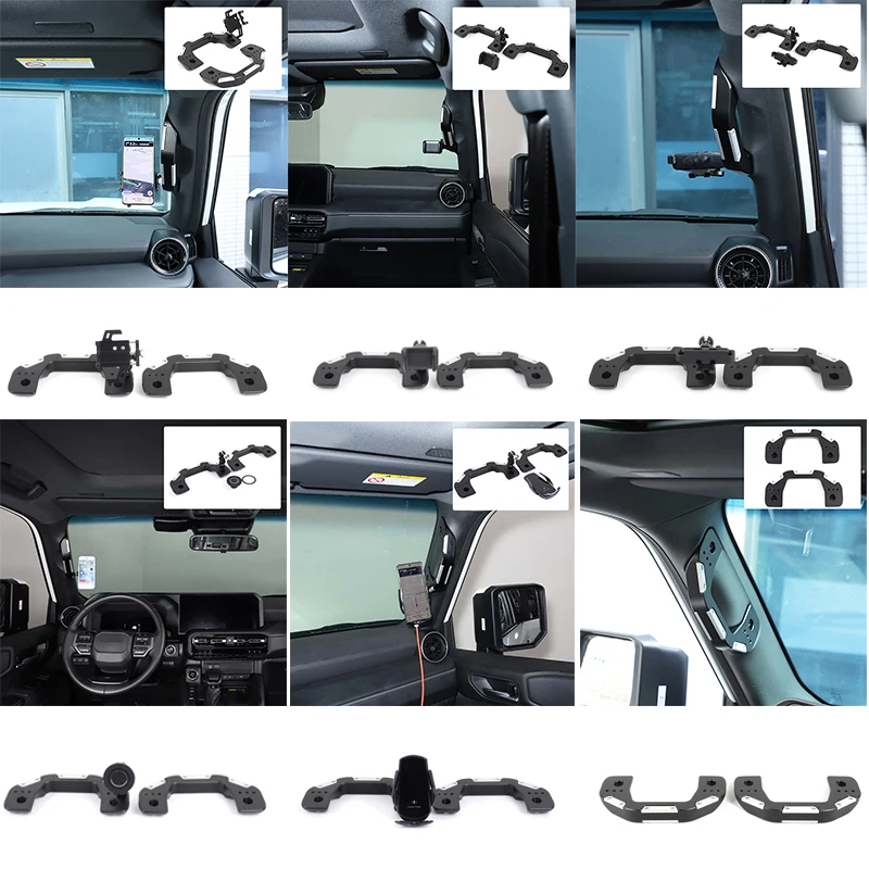 

Для Toyota Prado/LC250/Toyota Land Cruiser2024+ ручка А-стойки, поставляется с подставкой для мобильного телефона, запасные части из алюминиевого сплава.