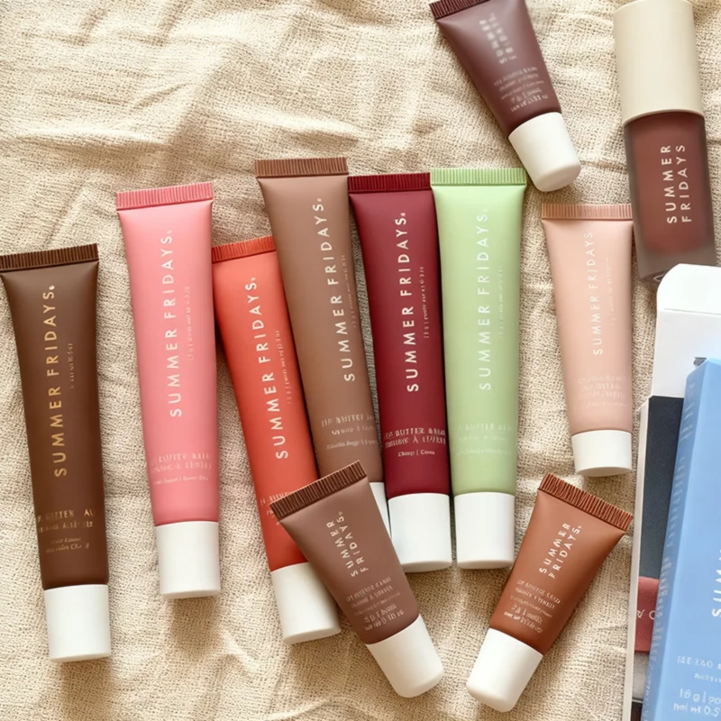 Bálsamo labial hidratante, gloss labial com espelho, baunilha, rosa, guava, café com açúcar, aroma de bolo, batom, óleo 