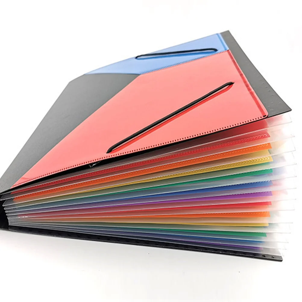 

Accordion File Organizer Multi-Pocket Folder Expandable Large Capacity Document Receipt Organizer Sorting File Bag Business