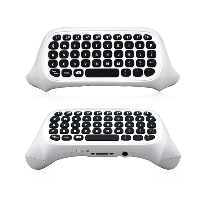 2.4G Wireless Keyboard For Xbox Series X/S Controller With Receiver Headset & Audio Jack Chatpad For Xbox One S/X Game KeyPad