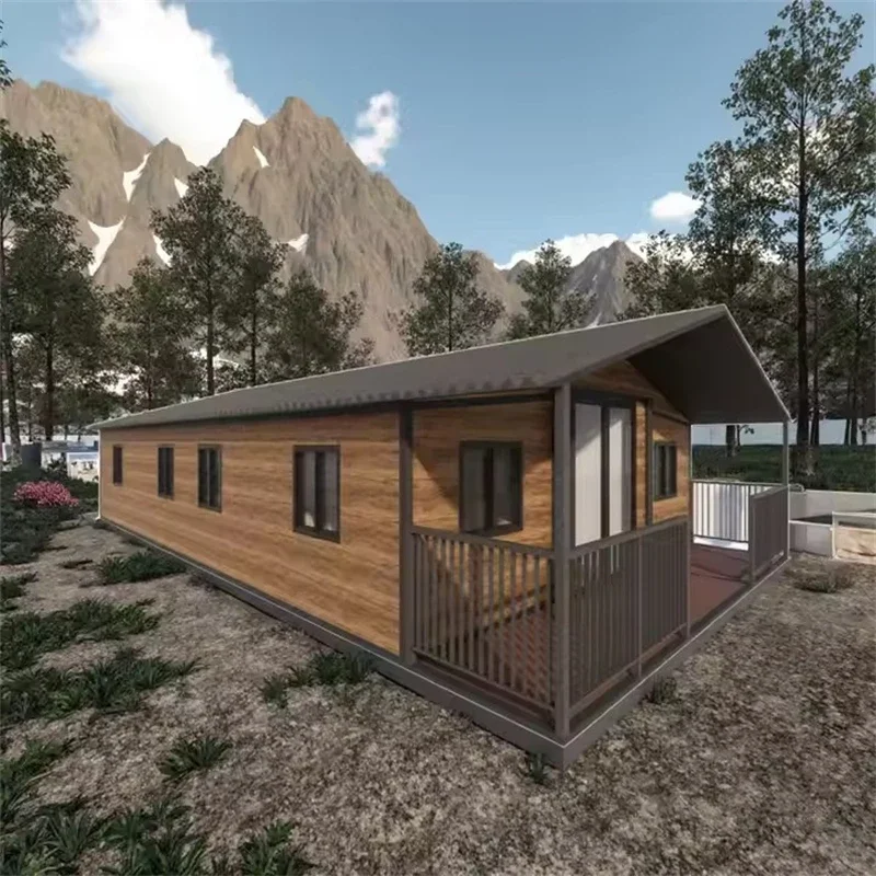 Double Wing Expansion Container House Mobile Tiny Home Prefab Modern Luxury Prefabricated 20ft 40ft Villa Hot Sale