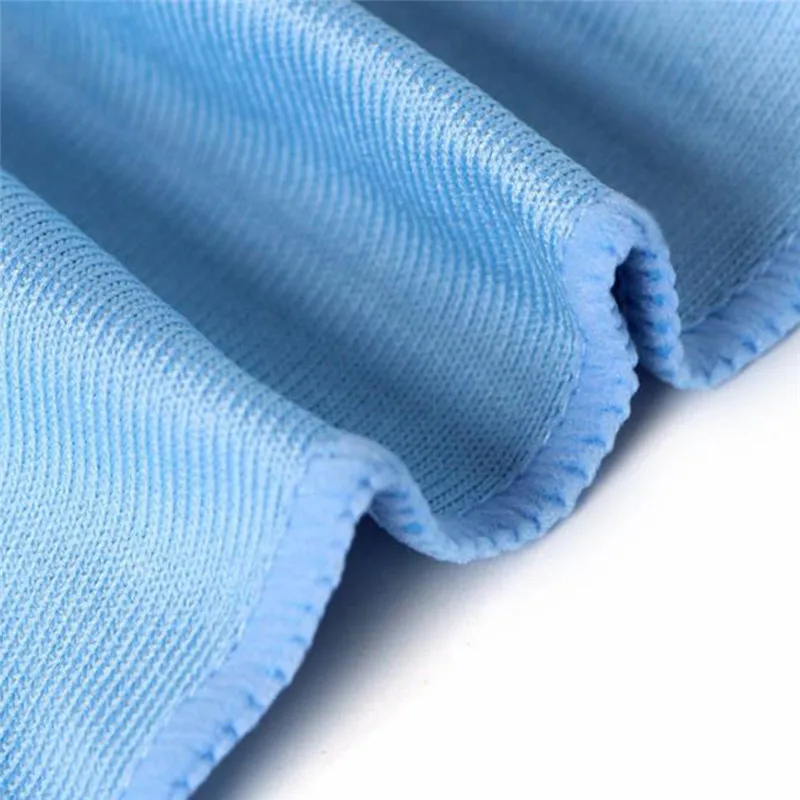 1Pc 30cm Car Microfiber Glass Towel Car Cleaning Microfiber Glass Towel Cloth Towels Wash Window Polishing Absorbent