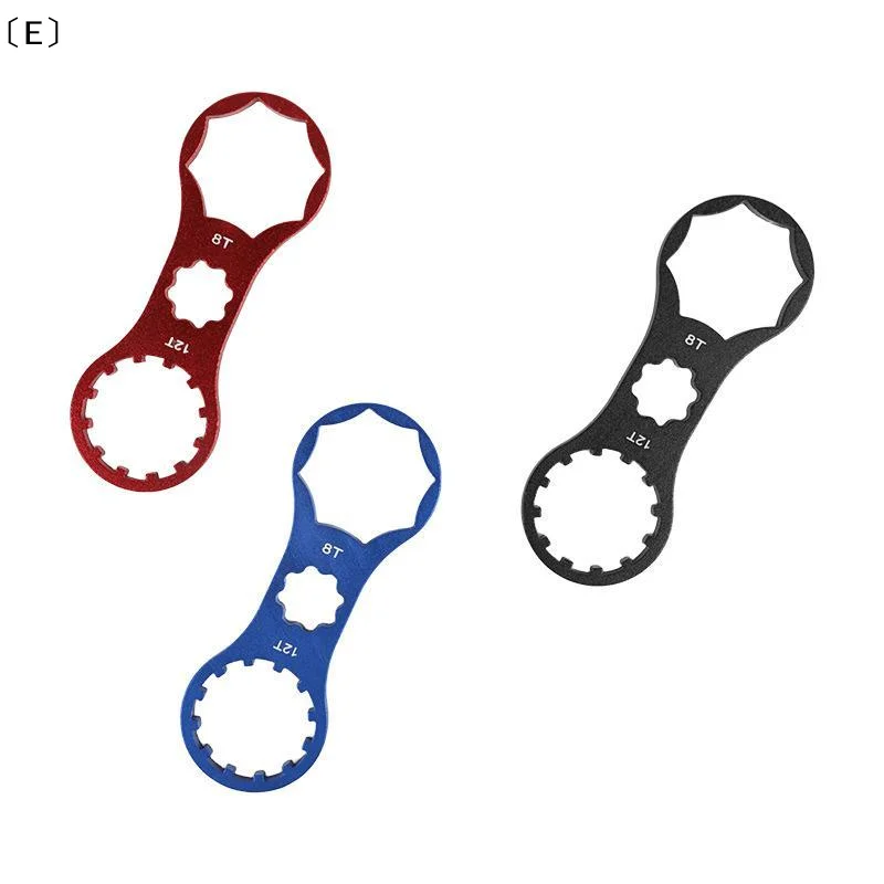 〔E〕Aluminum Alloy Bike Front Fork Cap Wrench Lightweight High Precision Perfect For Mountain Bike Repair Maintenance