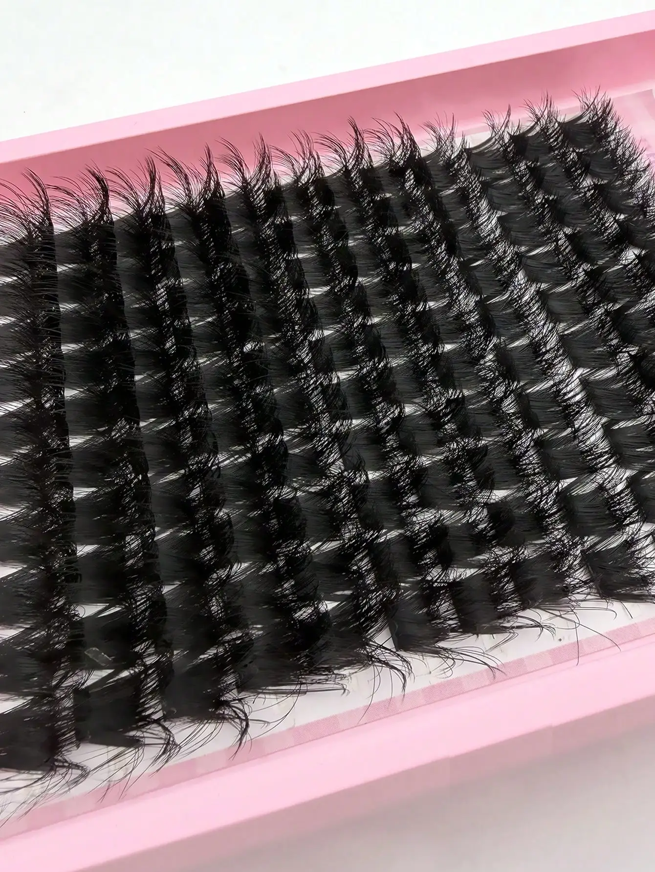 DIY Wimpernbüschel 100D 8D Fluffy 0,07mm D-Curl 14-24mm Gemischte Länge Dramatisch Dicht Weich Wiederverwendbar Einfach für Anfänger – Detail 4