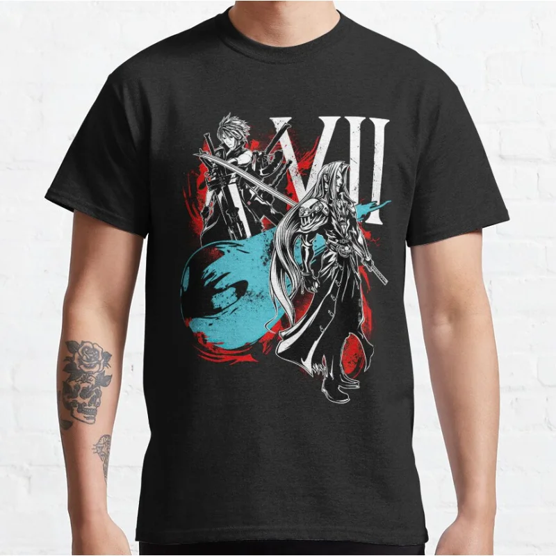 

Final Fantasy VII Rivalry video game Gift t shirt for man Large size Tops S-6XL 100% cotton printed Clothes
