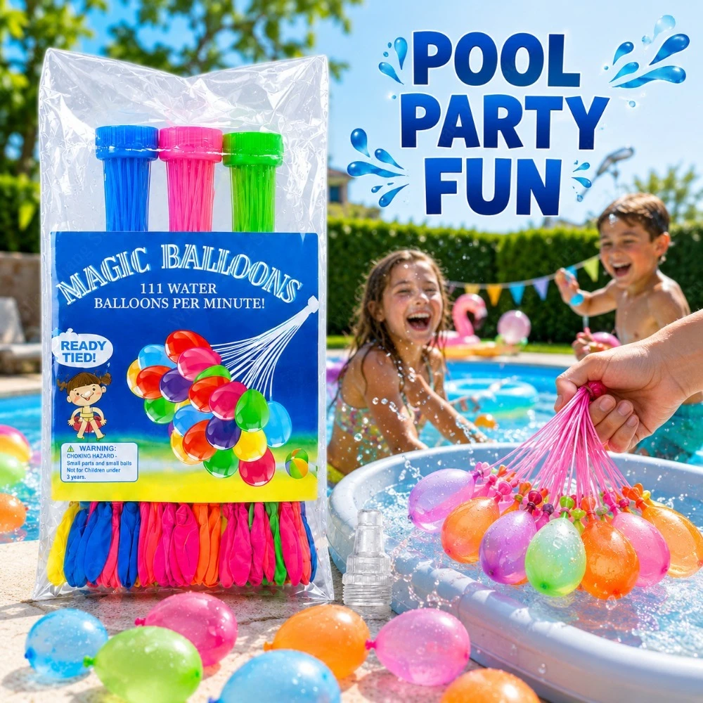 Ballons d'eau auto-remplissant - Quick Games Party avis et prix