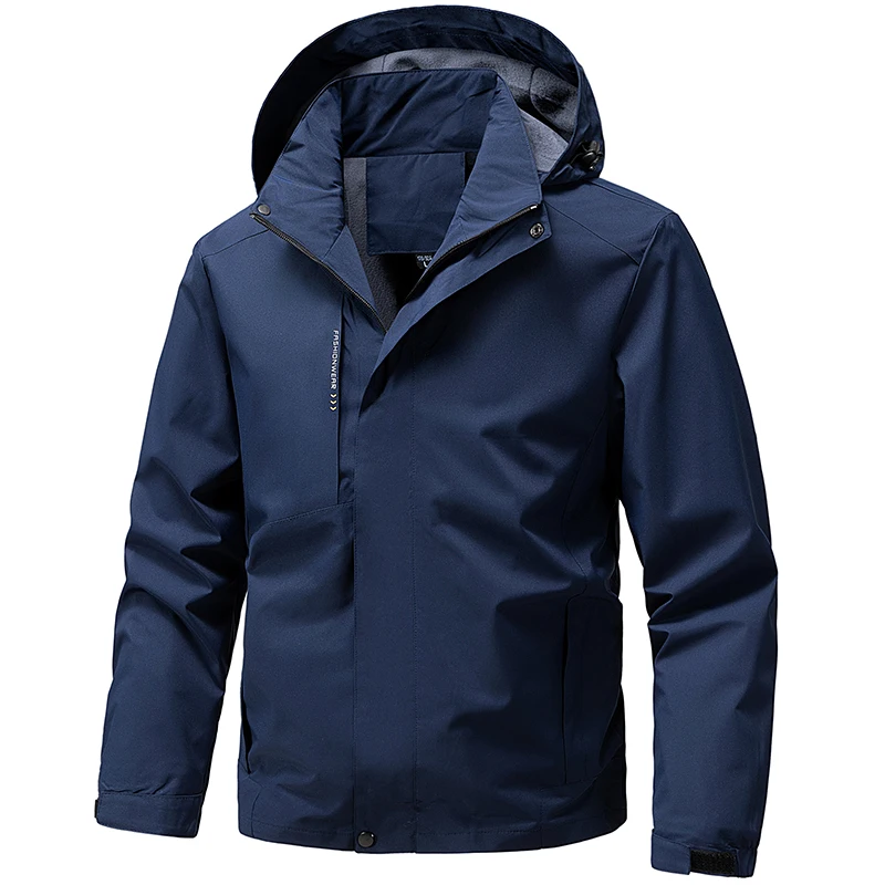 Men Jacket Autumn Spring Outdoor Softshell Hooded Coat Sports Hiking Camping Coats Lightweight Jackets