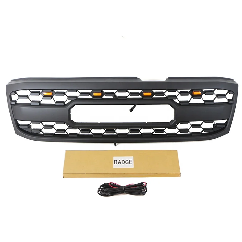 4x4 Off Road Auto Parts Other Exterior Accessories Front Grill Car Grille with Led Light Fit For Land cruiser LC 100 1998-2002