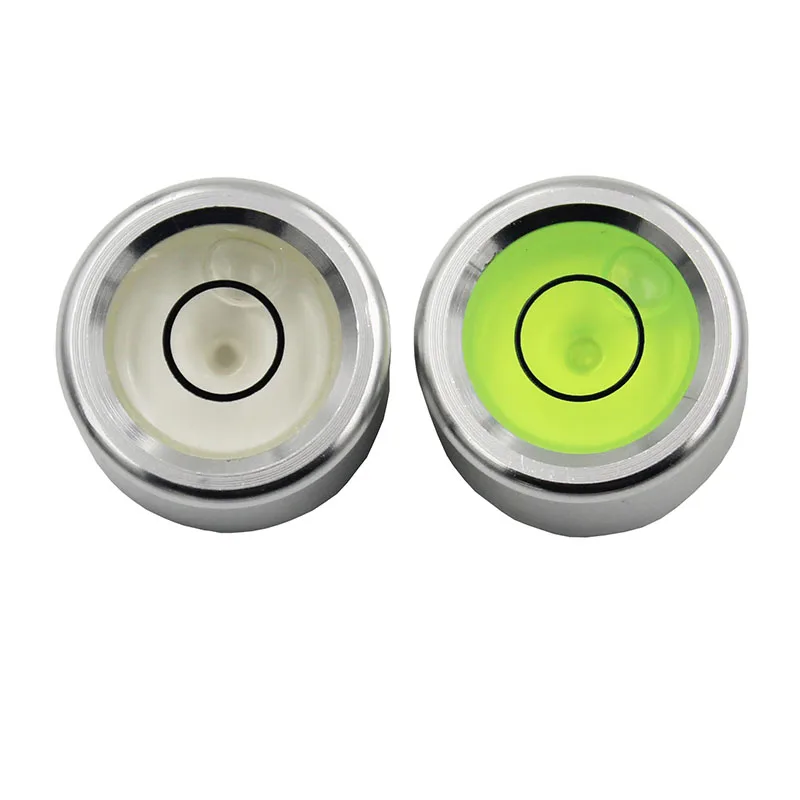 Universal Bullseye Spirit Level Bubble Bead Diameter 19mm Height 14.5mm with Mounting Holes M2.5 1 Piece