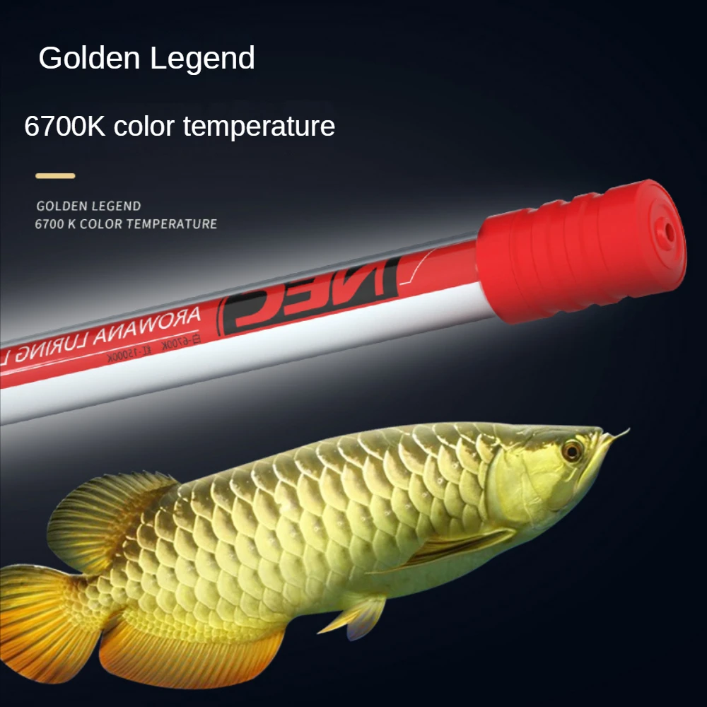 Imagem -03 - Tanque de Peixes de Vidro para Arowana Submersível Led Aquarium Light t8 Brightening Cor Lâmpada Tubo 98cm158cm 15000k 6700k