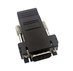 1PCS 9/15/25PIN Serial Adapter DB9 VGA15 DB25 To RJ45 Female/Male Modular Connector Ethernet Port Conversion Extender Convertor