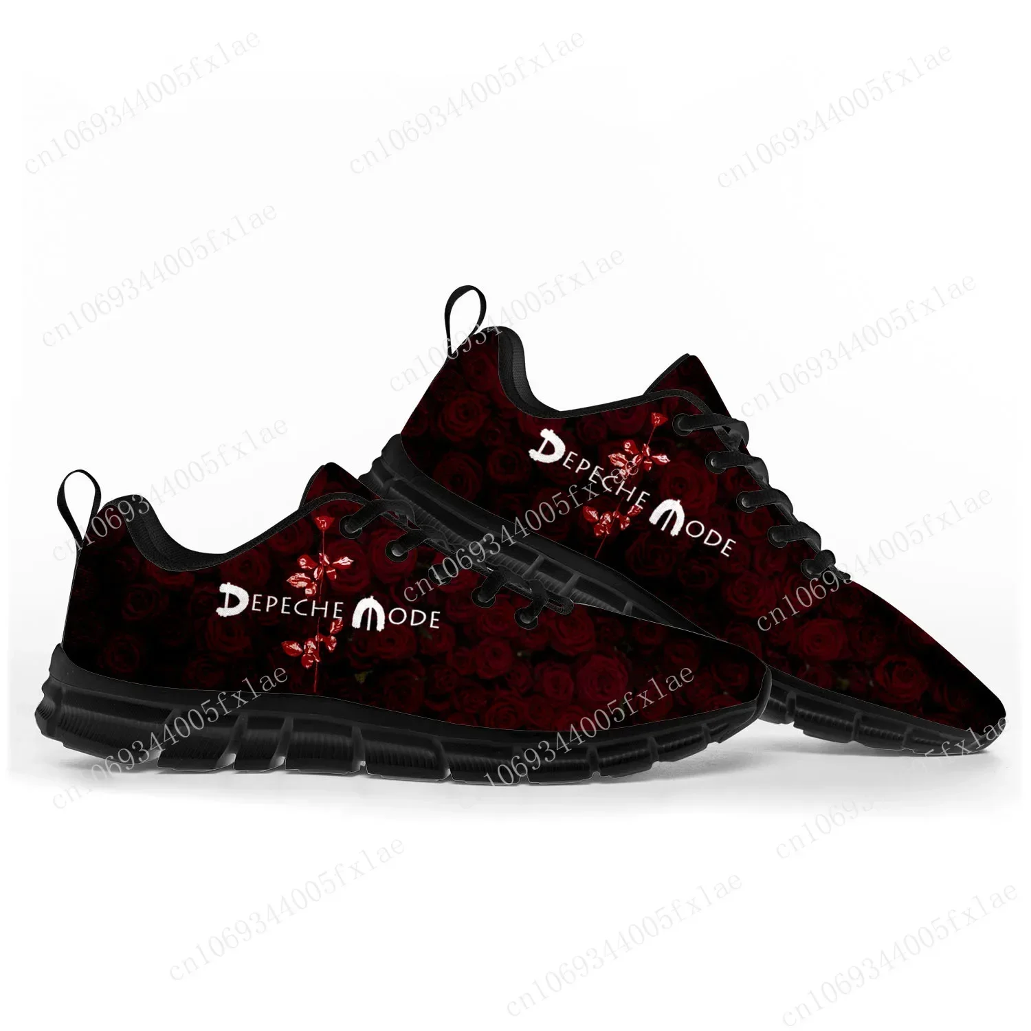 Depeche-Chaussures de sport Rock Band pour hommes et femmes, baskets décontractées personnalisées pour adolescents et enfants, chaussures de couple noires, mode haute qualité