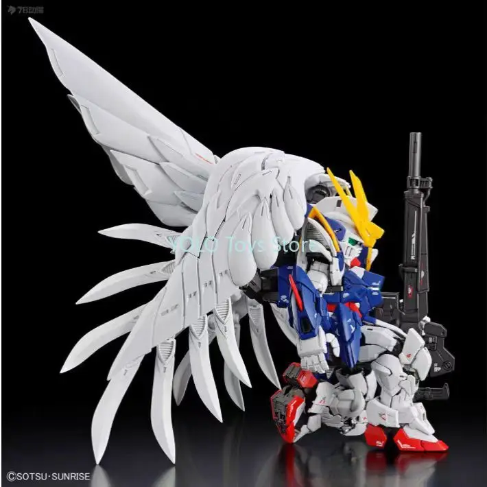 

In Stock MGSD XXXG-00W0 Wing Gundam Zero EW 1/100 Bandai Brand and new Collectible Model gift