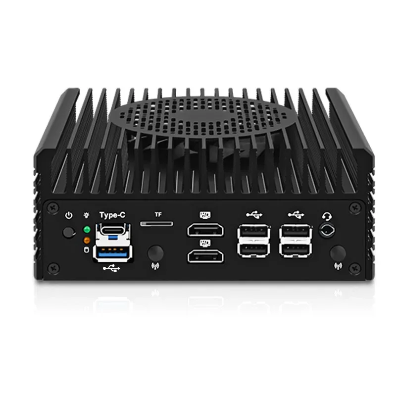 12Th Generation N100/N305 Dual Optical Dual Electric Onboard 10G Gigabit Mini Host 2.5G Dual Network Port Soft Routing