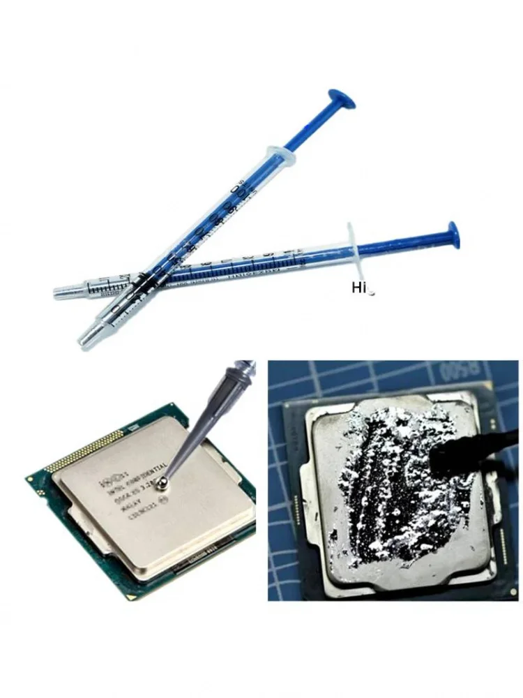 1/2/5 szt. Doskonała pasta termoprzewodząca z płynnym metalu 128W/m.k do procesora, karty graficznej GPU, laptopa — zdjęcie produktu 7