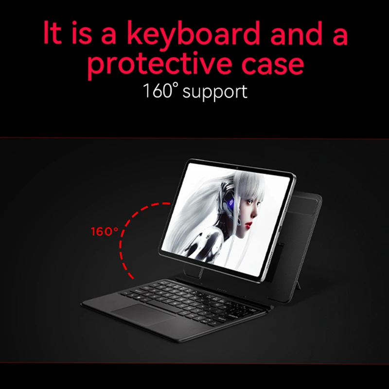 Original RedMagic gaming Tablet Pro Nova Magnetic Smart Touch Keyboard Protection Case 64-Key Compact Layout