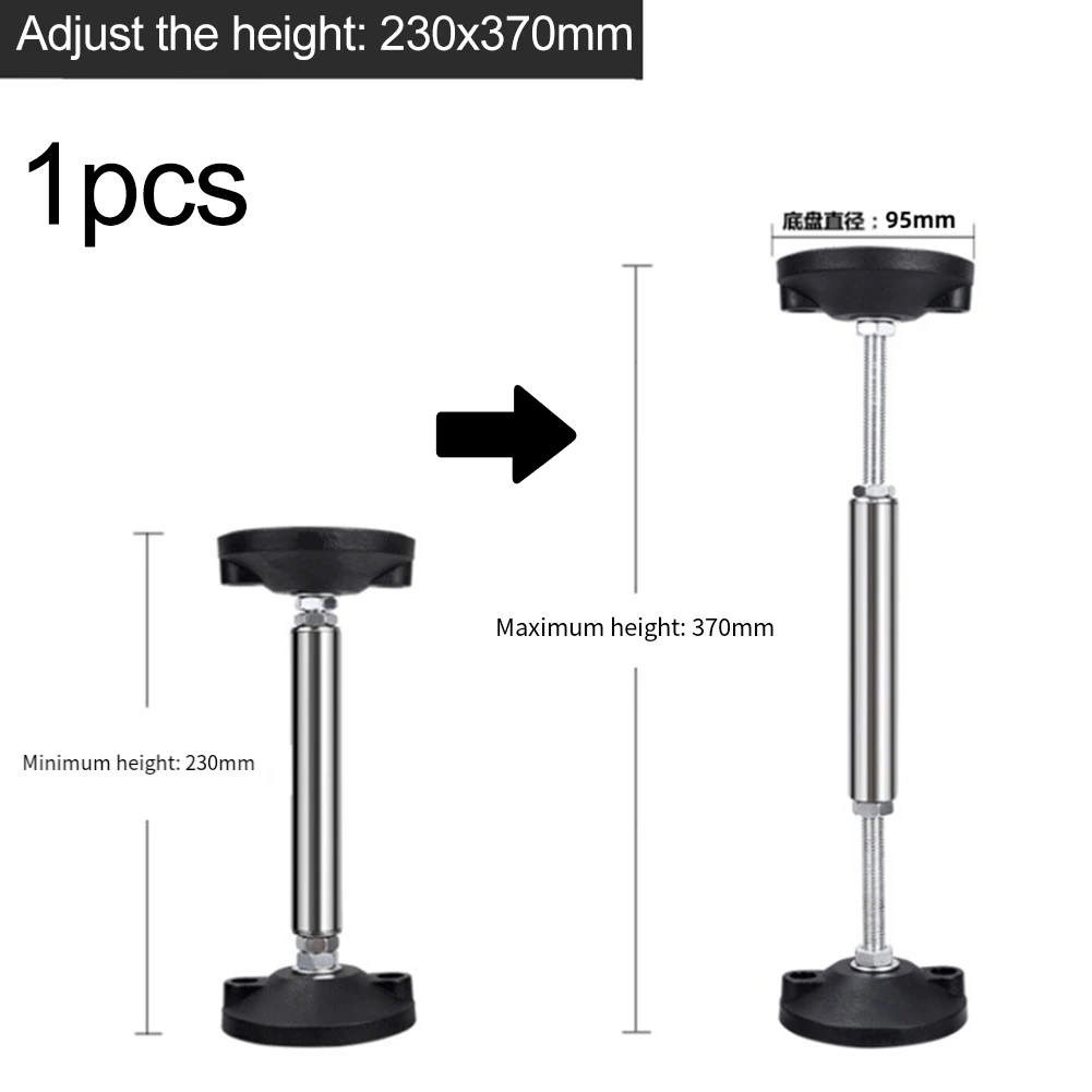 Supporto per armadio regolabile Capacità di peso di 300 kg da 23 a 37 cm Supporto per lavello regolabile Dadi di bloccaggio Design retrattile