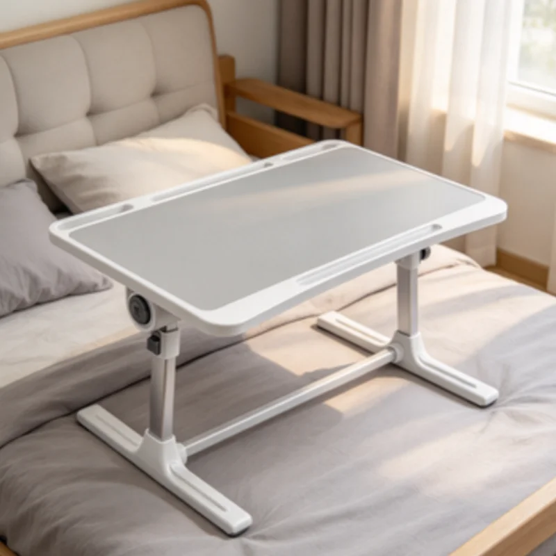 Multi functional bed folding table with adjustable height and angle, tablet computer, mobile phone, study desk