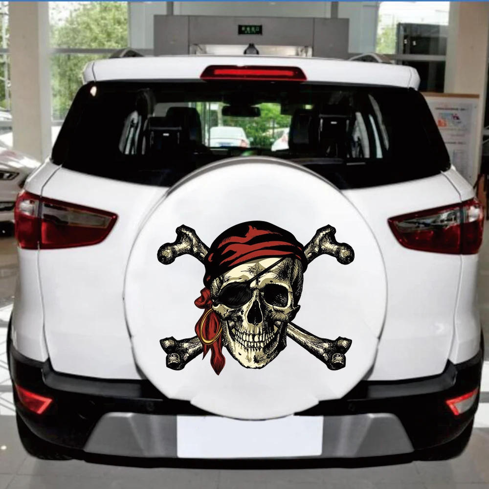 Pirate Skull and Crossbones Car Sticker Decal Bumper Hood Bonnet Door Body Side Tailgate Offroad Auot Vehicle Decor
