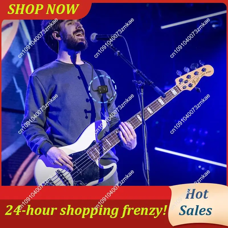 Daily Sale Wireless Guitar System Rechargeable 2.4G Digital Guitar Transmitter Receiver For Electric Guitar Bass Violin Accessor view 3