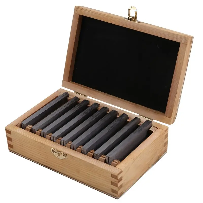 

Набор параллельных измерительных блоков AT05-100 мм, 9 пар (18 шт.), высокоточные, для фрезерования на станках с ЧПУ, из легированной стали