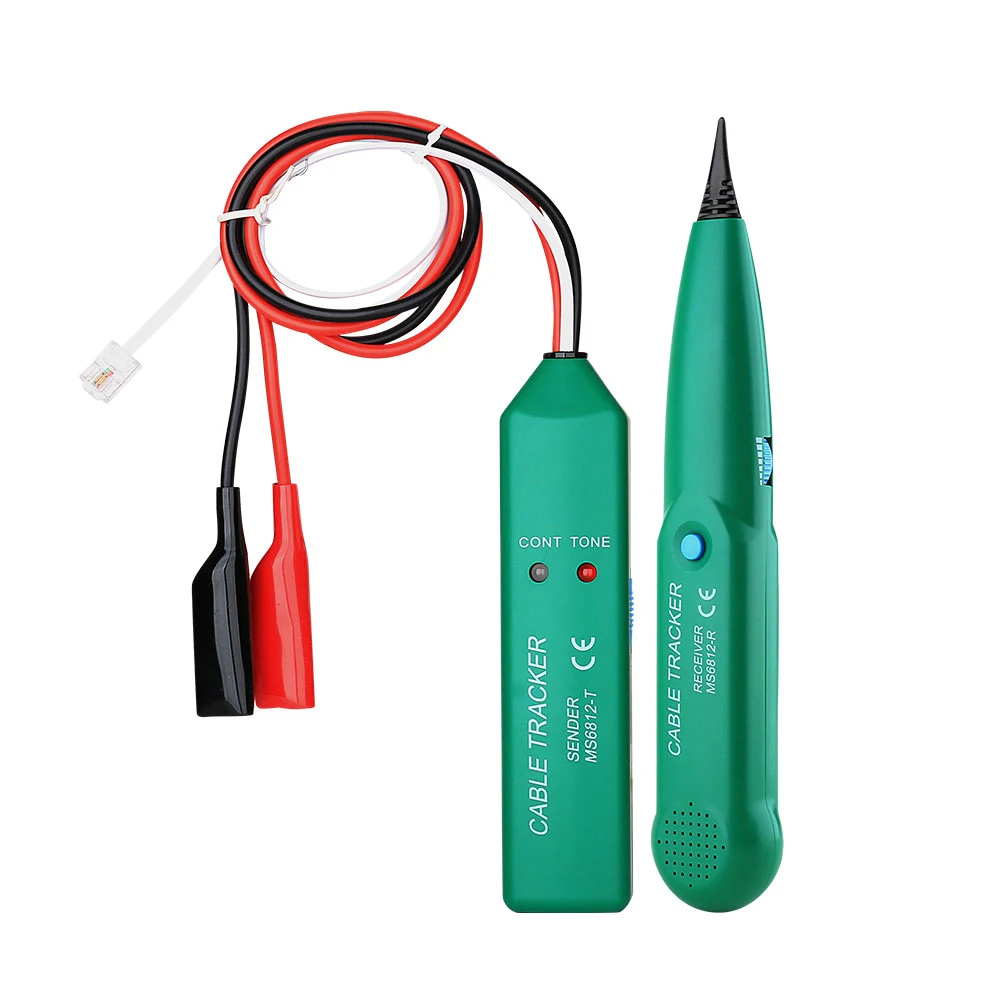 

EMS6812 LAN Network Cable Tester Network Tester Tools RJ45 RJ11 Ethernet Wire Tracker Line Finder Frequency Ranges UTP STP Tool