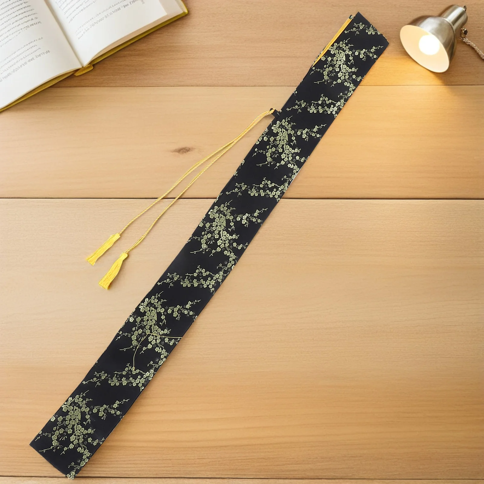 

2Pcs Sword Bag Long Length 53.05x4.91 Inch Chinese Style Silk Martial Arts Pouch for Tai Chi Japanese Fencing Storage Travel