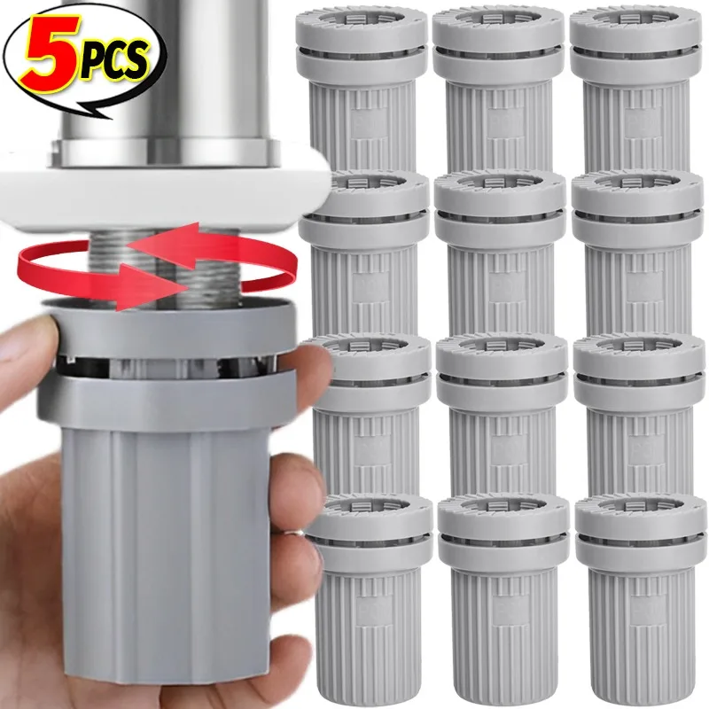 1/5PCS Faucet Fixing Nuts Hot Cold Water Faucet Locking Nut Bathroom Kitchen Sink Quick Installation Anti-loosening Fasteners