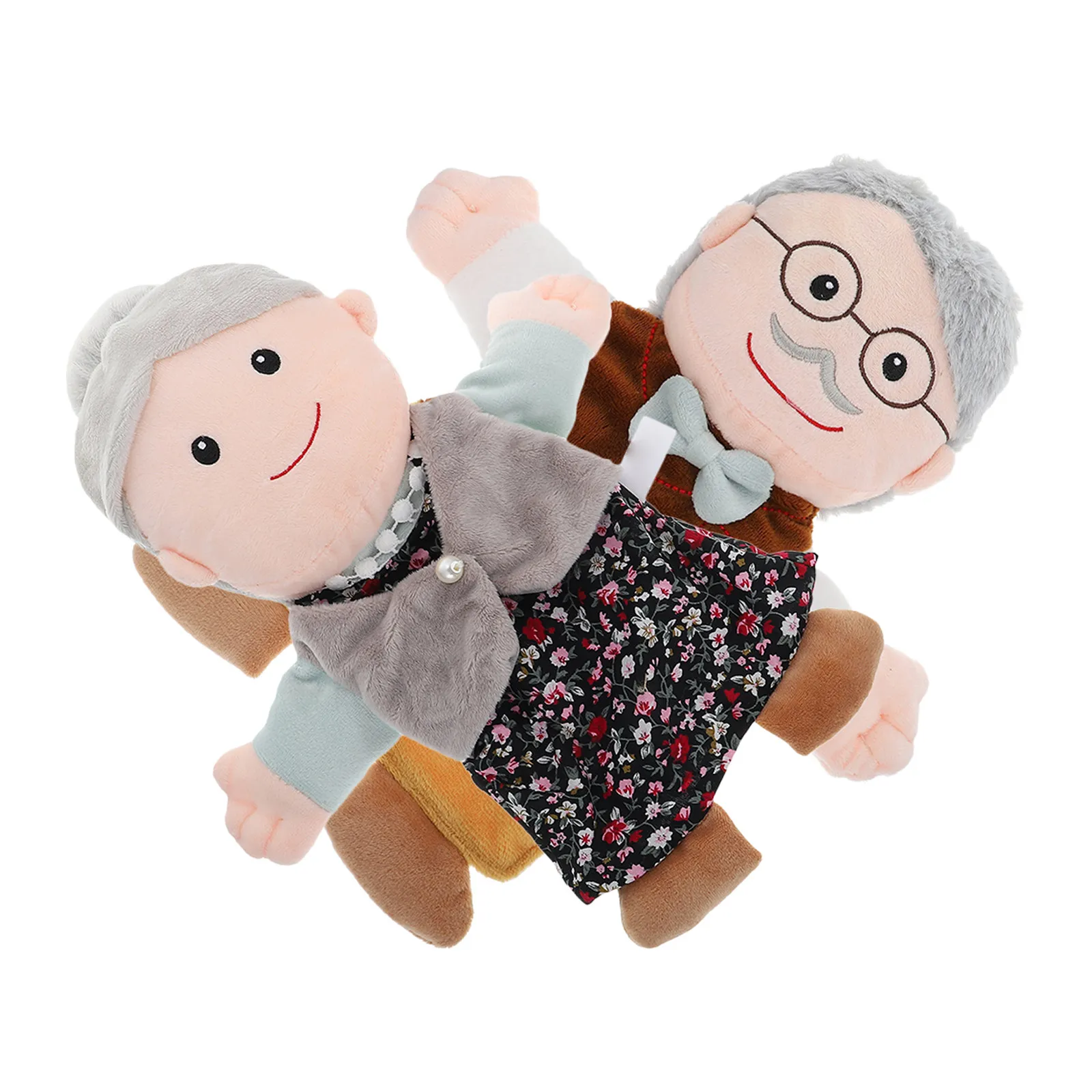 

2Pcs Hand Puppet Educational Storytime Figure Creative Kids DIY Lifelike Puppet for Parent Child Interaction Decorative Hand Toy