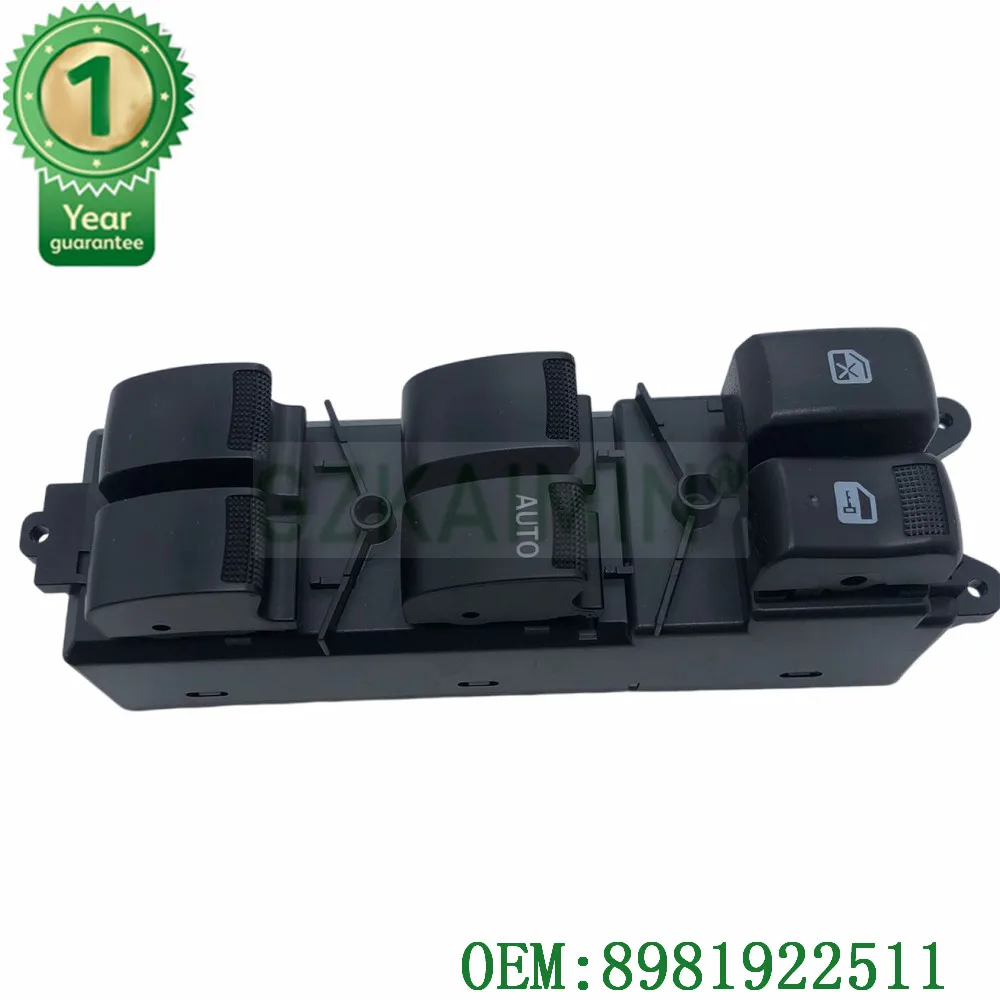 OEM 8-98192251-1 8981922511 FOR ISUZU D-MAX PARTS SWITCH POWER WINDOW 4 DOOR PICK-UP 2012-2019 Auto Window Control Switch