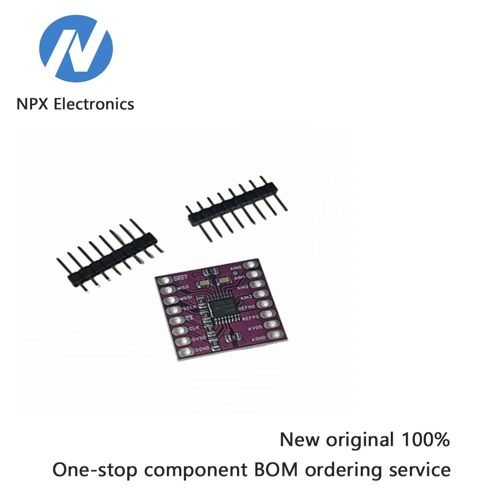 ADS1220 وحدة تناظرية إلى رقمية ADC SPI محول تناظري إلى رقمي منخفض الطاقة 16 بت