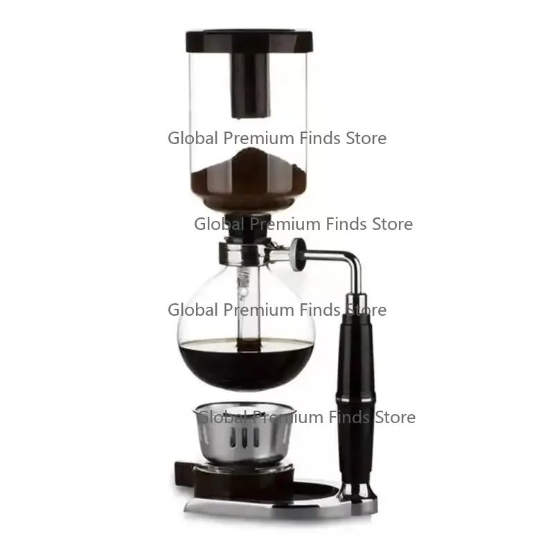 3-Cup Glass Coffee Syphon | User-friendly Espresso Coffee Maker