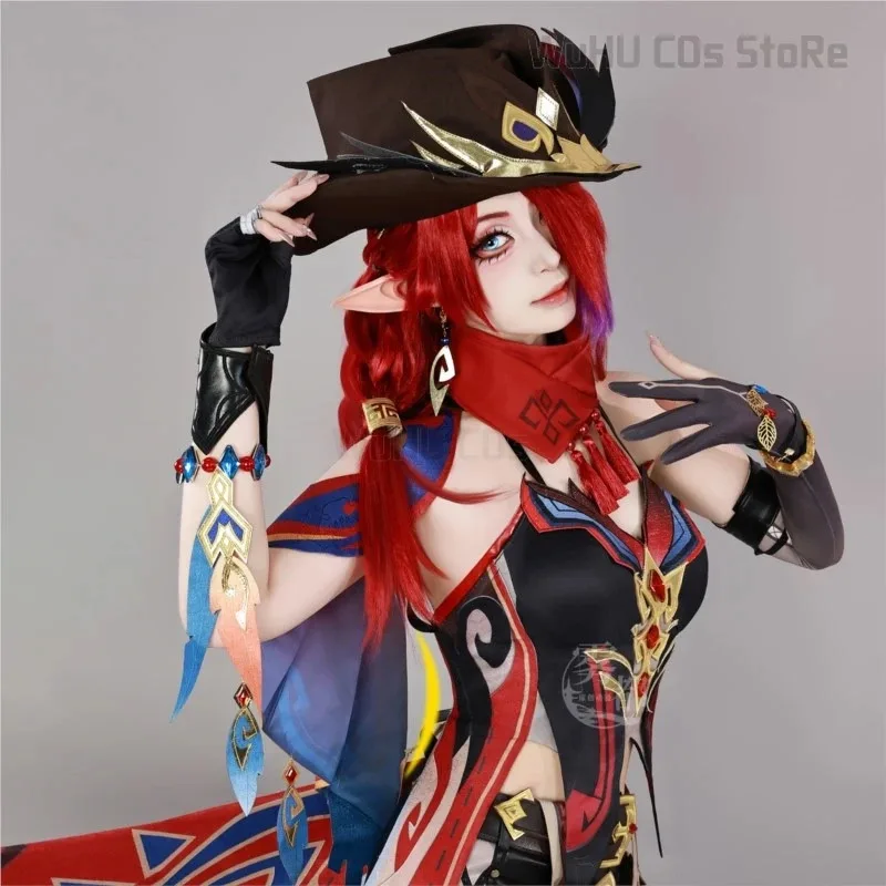 

25COSGenshin Impact Cosplay Chasca Cosplay Costume Full Set Chasca Wig Women Halloween Roleplay Costume