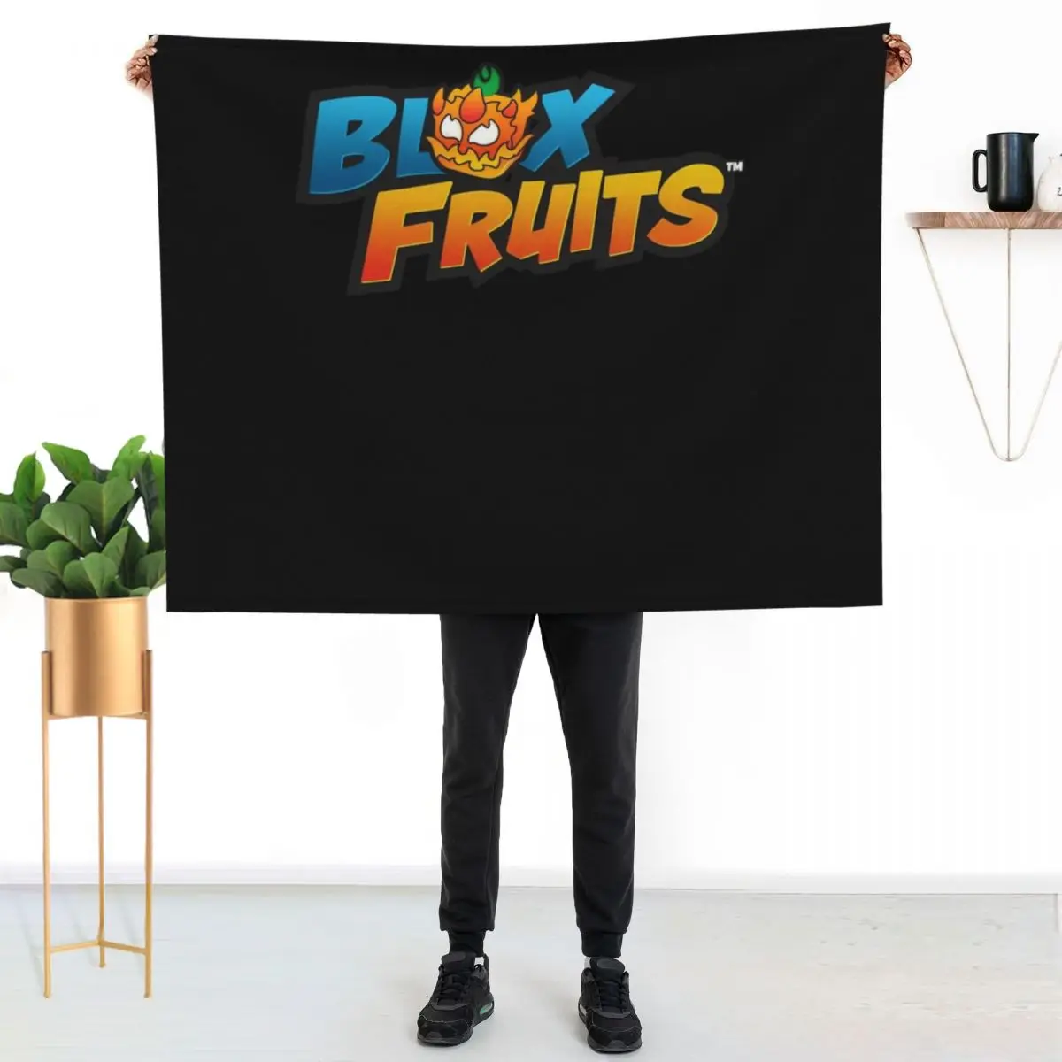 Blox Fruits Merch Blox Fruits Logo Throw Blanket Decorative Beds Sofa Quilt Large Quilt Sofa Throw sofa bed Blankets