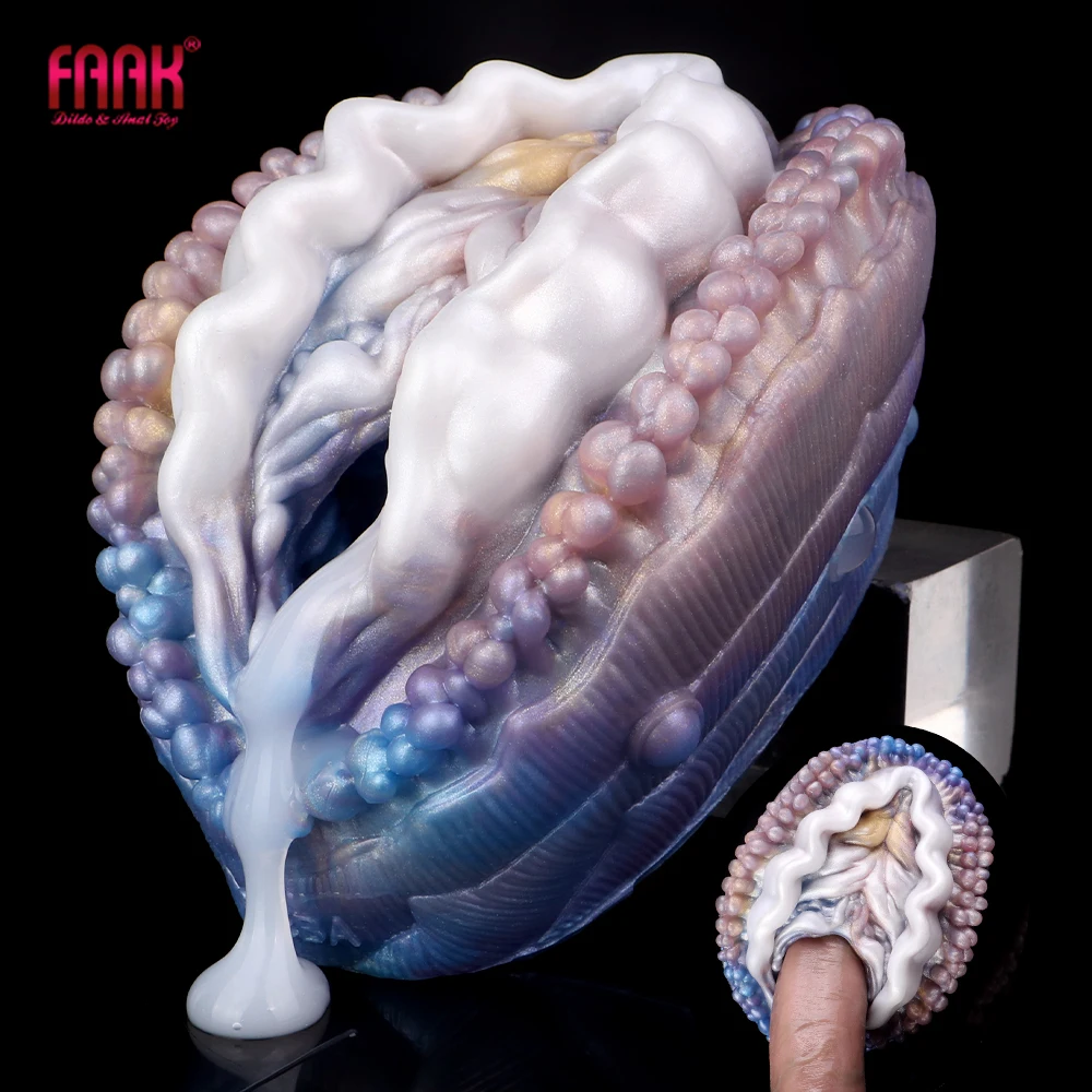 FAAK-masturbador masculino de silicona, fantasía, abulón, bolsillo, coño, Stroker, Onaholer, Juguetes sexuales para hombres, pareja, flirteo, Sex Shop
