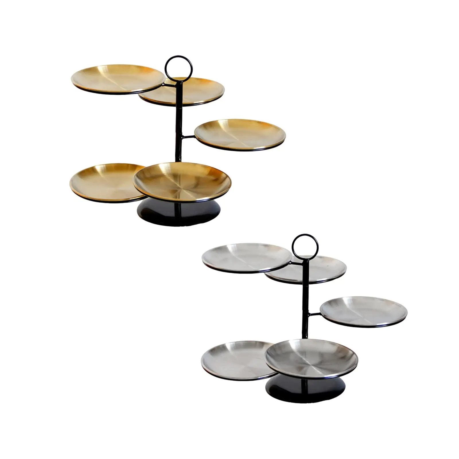 Cupcake Stand Serving Stand and Platters Set 5 Plate Table Centerpieces with